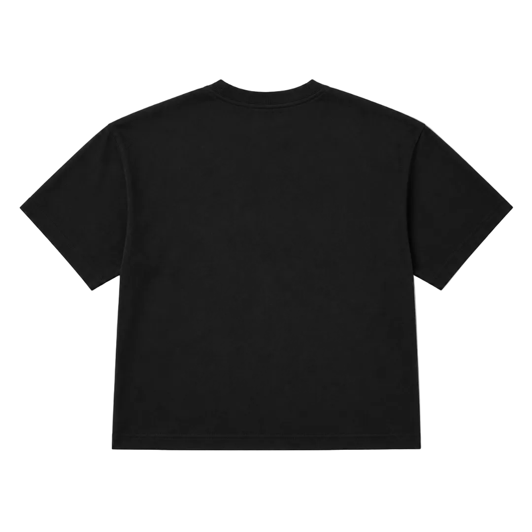 Studio Black Cropped Tee