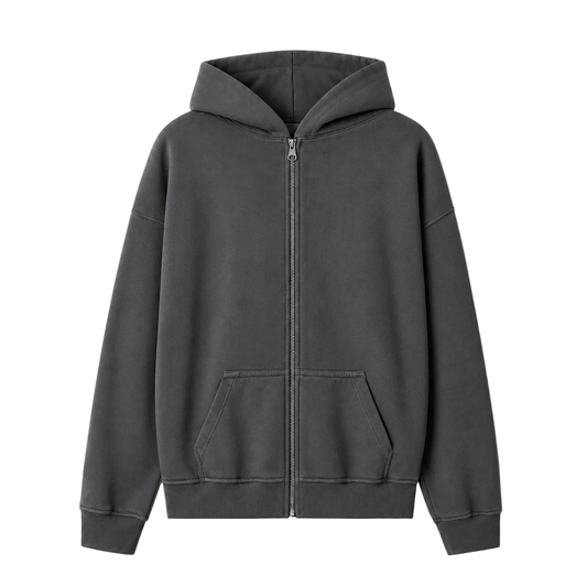 Uniform Dark Grey Fullzip