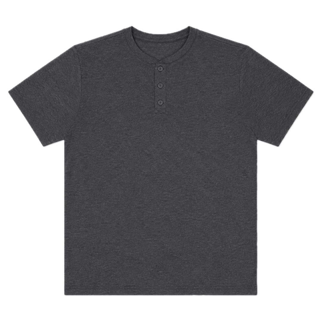 SABER Grey Henley Shirt
