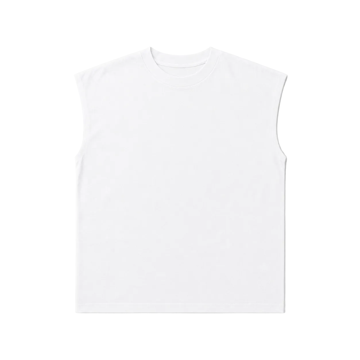 Uniform Muscle White Tee