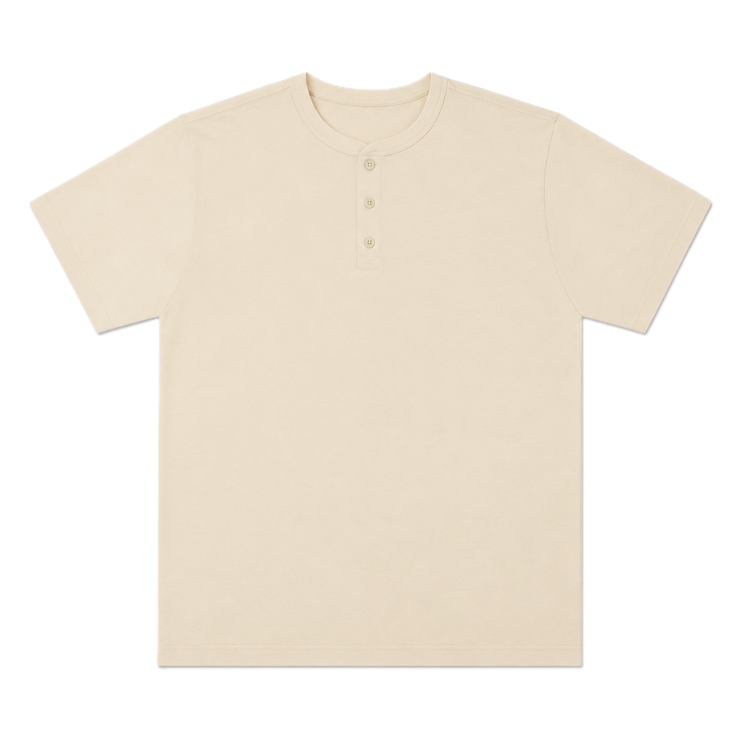 SABER Bone Henley Shirt