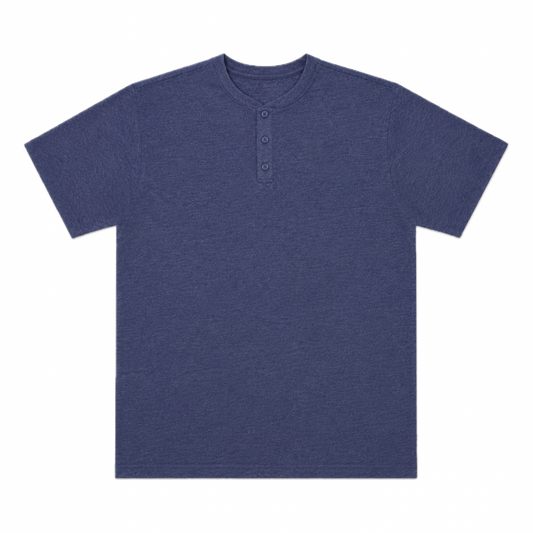 SABER Navy Henley Shirt